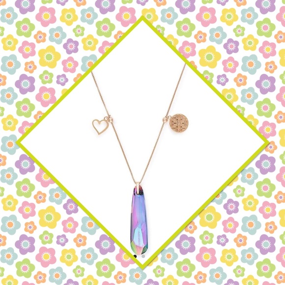 Alex and Ani Jewelry - Alex and Ani love trio Swarovski crystal necklace
